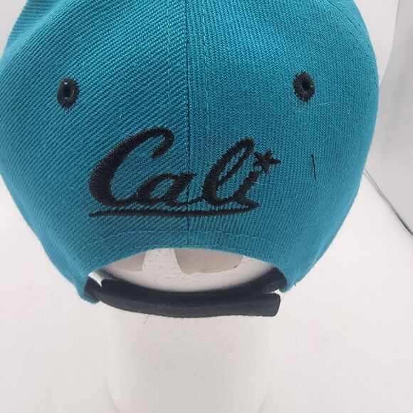 California Cap, Adjustable, Brand New, Green And Black Hat Mens Or Womens - Picture 5 of 7